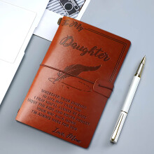 Leather Diary Personalized Engraved 1 Pack