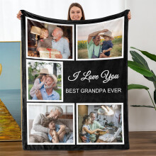 Couverture photo personnalisée pour papa, cadeau sur mesure de