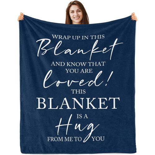 Purple Hug Blanket 60x50 inches