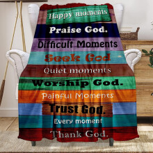 Coperta con versetti biblici, regalo religioso di ispirazione