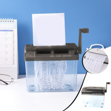 Mini Manual Paper Shredder A6 Portable for Bills Receipts