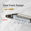 Rail de plafond en aluminium pour rideaux, blanc, 130 cm 3