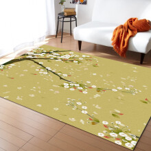 Japanese Sakura Cherry Blossom Rug for Living Room Bedroom