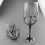 Baumförmige Weingläser für Biercocktail-Hochzeit 6