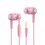 Fones de ouvido com fio EGYMEN S12 Crystal, brancos, 3,5 mm, com microfone. 3