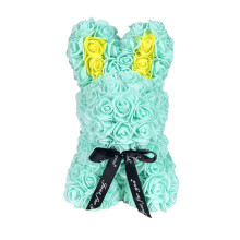 Valentine's Day Simulation Rose Bunny Foam Plush Toy with