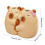 Ceramic Capybara Toothbrush Stand with Brush Slots 4