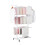 Movable Clothes Rack and Drying Rack - White 2