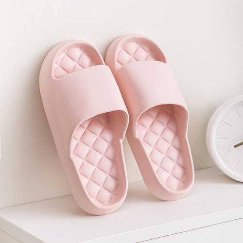 Pantufas de verão unissex com sola grossa e macia acolchoada (1 par)