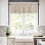 Brown Kitchen Curtains Set with Valances 24 inch 3