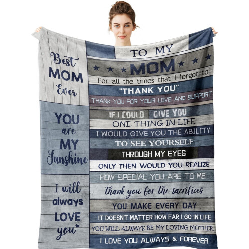 Couverture d'anniversaire pour grand-mère 152 x 127 cm