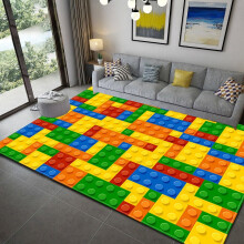 Geometric Printed Carpet Rug for Living Room Bedroom Large