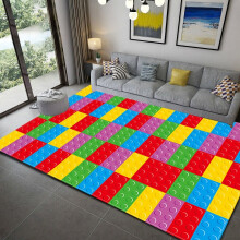 Geometric Printed Carpet Rug for Living Room Bedroom Large