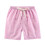 Kids Linen Pants Solid Color Purple 2-3 Years 1