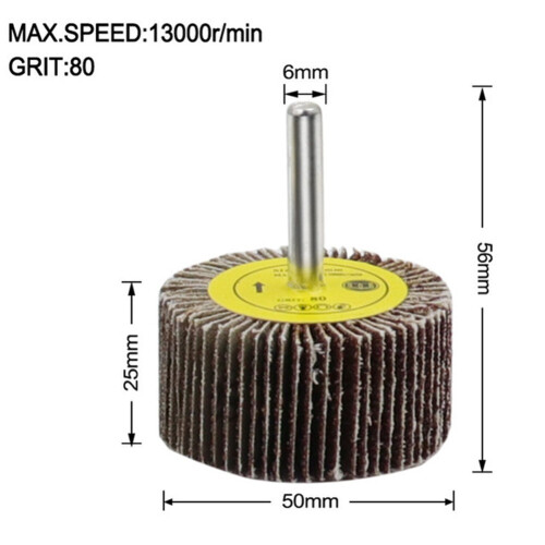 Flap Wheel Disc 80 Grit 16-80 mm Sanding Grinding Tool