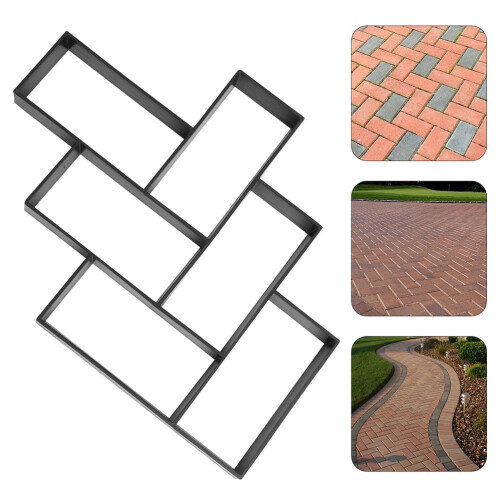Concrete Garden Pavement Molds Black Paver Path Maker 2