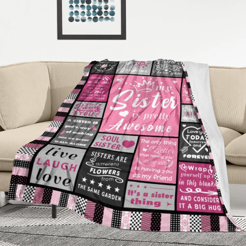 Couverture cadeau pour sœur 152 x 127 cm 2