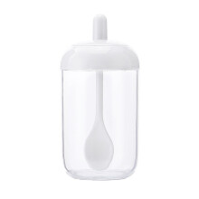 SuoKom Seasoning Bottle Salt Storage Box with Spoon