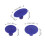 Plastic Dent Puller Kit Blue Tabs Auto Body Repair Tool 12 2