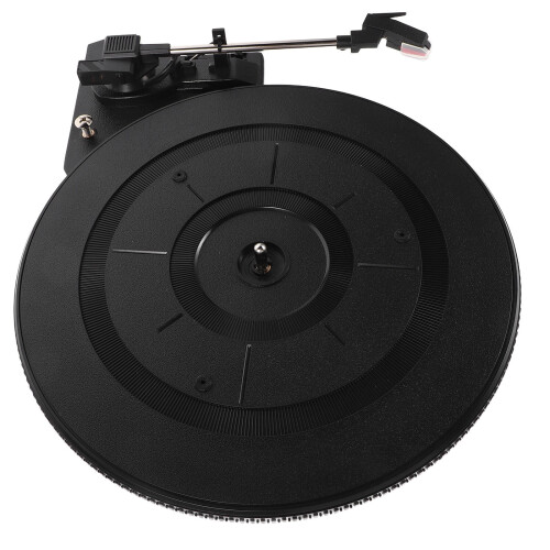 Black Retro Turntable Low Noise Motor Home Decor