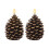 Flameless Pinecone Candles Battery Operated 6-Hour Timer 8
