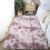 Boho tie-dye teppe 45 x 153 cm rosa lilla 1