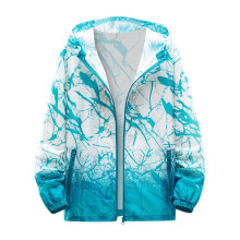 Gilet cardigan zippé à capuche dégradé pour homme