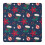Toalha de mesa natalina quadrada com borda elástica, 91 x 91 cm (36 x 36 polegadas) 1