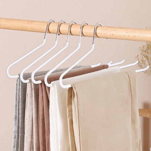 Cintres à couvertures robustes blancs, lot de 5