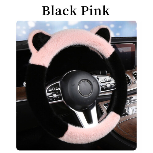 Steering Wheel Cover Kitty Ear Design Universal Fit 1
