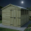 8 x 14 Apex Shed Tanalised (Double Door, With Windows) 3