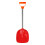 Stainless Steel Snow Shovel D-Grip Handle 1 4