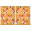 Fox Face Orange Kitchen Curtains Half Tier 27"x36" 2