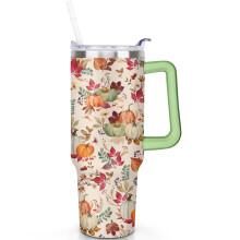 Fall Tumbler Rostbeständig 40oz Dubbelväggig Dammsugare