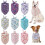 Bandana triangular ajustável e lavável para cães 1