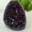 Geodo de quartzo ametista natural com base lapidada (1 peça) 1