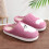 Warm Sole Baotou Slippers Fleece Lined Ghost Print Size 7 6