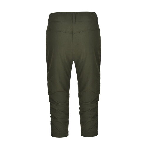 Grüne Damen-Freizeit-Caprihose, Haremshose 2