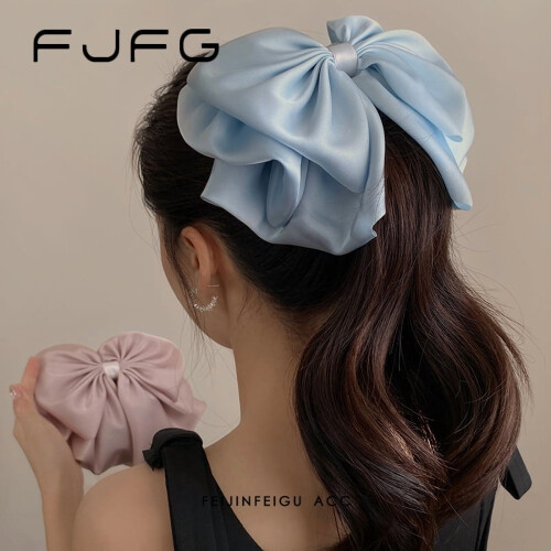 Κλιπ μαλλιών Flower Bud Bow για γυναίκες, κλιπ Shark, 1 τεμάχιο 1
