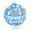 Blue Hanging Mirror Disco Ball 1.57 Inch Shatterproof 4