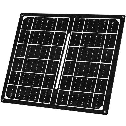 Foldable solar panel with USB charger 1 x USB-A 7W 1