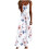 Boho-Maxikleid mit Blumenmuster für Damen, Sommer 2025 2