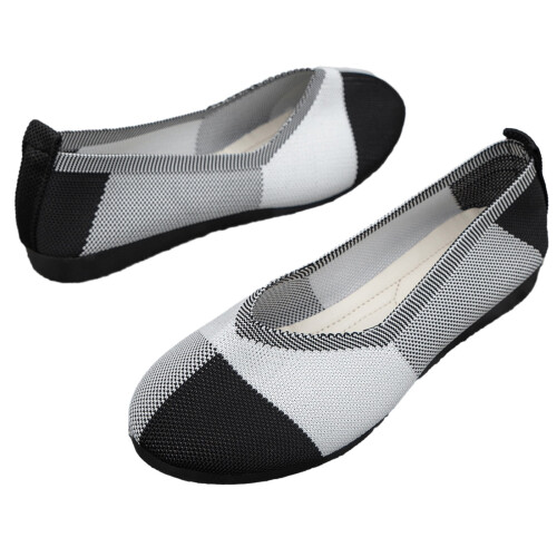 Γυναικεία φλατ παπούτσια με slip-on και φούντες, πλατφόρμα, άνετα 1