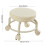 Rolling Office Stool with 360 Swivel and Adjustable Height 7