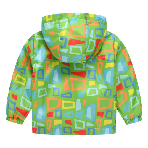 Veste coupe-vent enfant verte 4-5 ans 2