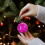 Glass Mirror Disco Ball Ornament Silver 3-inch 6