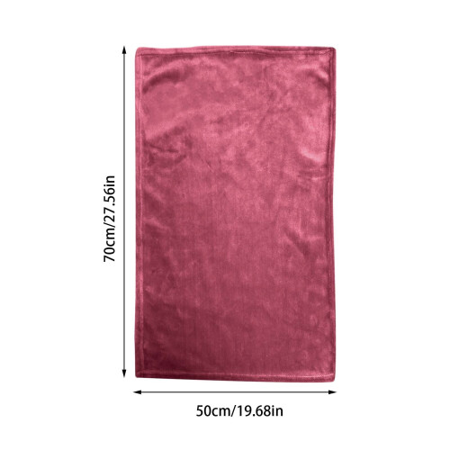 Flannel Velvet Blanket 55x75 cm Solid Color Soft Cozy 1