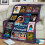 Black Queen Blanket for Nurses Soft Warm Gift 3