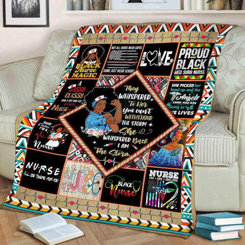Black Queen Blanket for Nurses Soft Warm 1 Pack 2