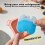 Portable Yogurt Cup with Ice Tray Spoon and Adjustable Lid 5